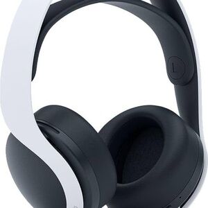 Over-Ear PlayStation 3D pulse Wireless Headphones in Black and White